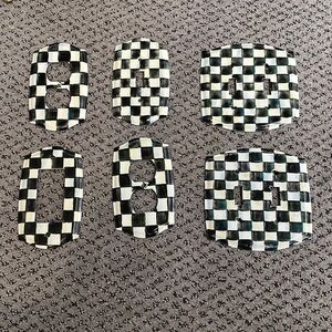 Set of 6 Mackenzie Childs light switch covers